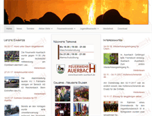 Tablet Screenshot of feuerwehr-auerbach.de